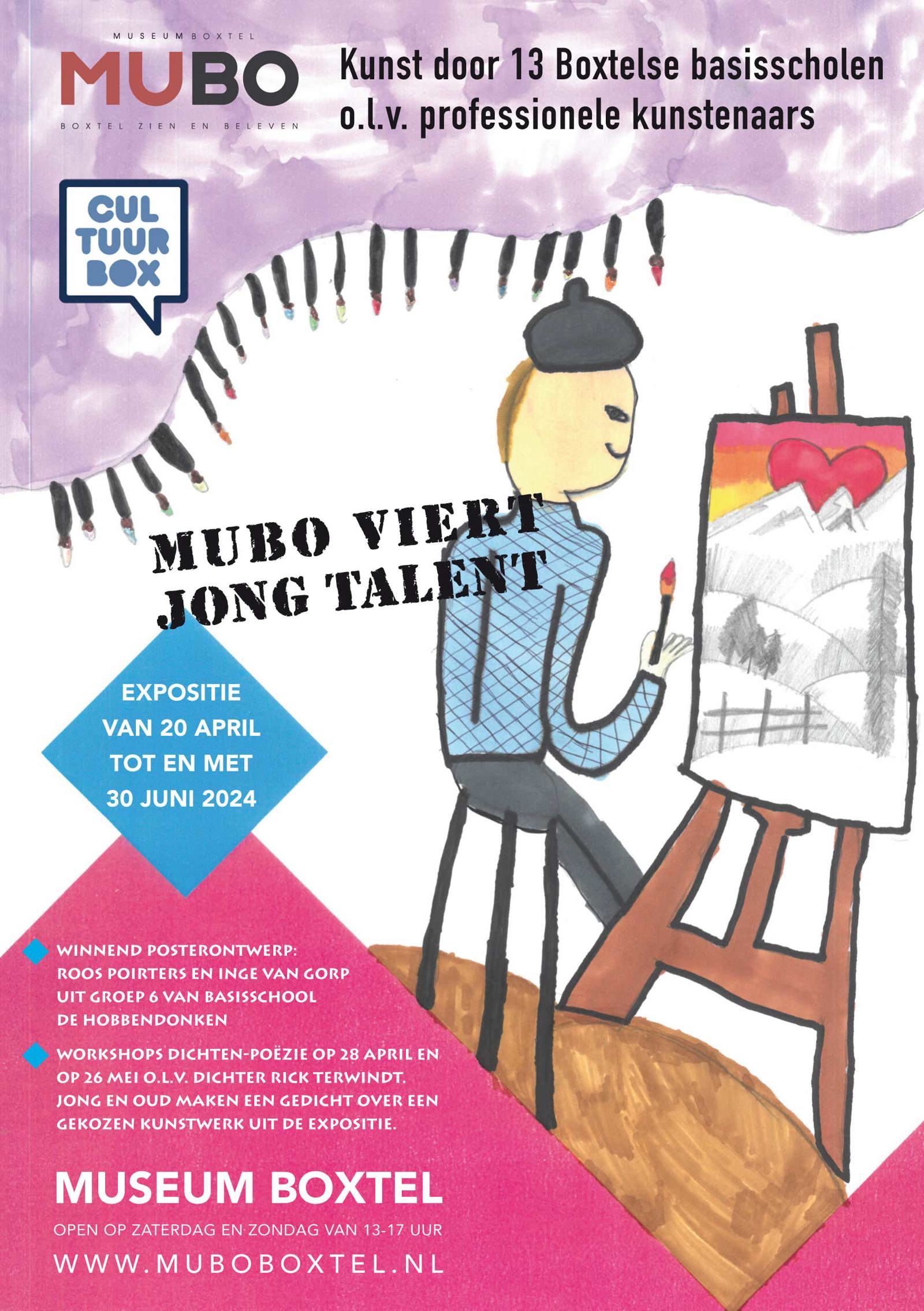 Flyer MUBO viert jong talent